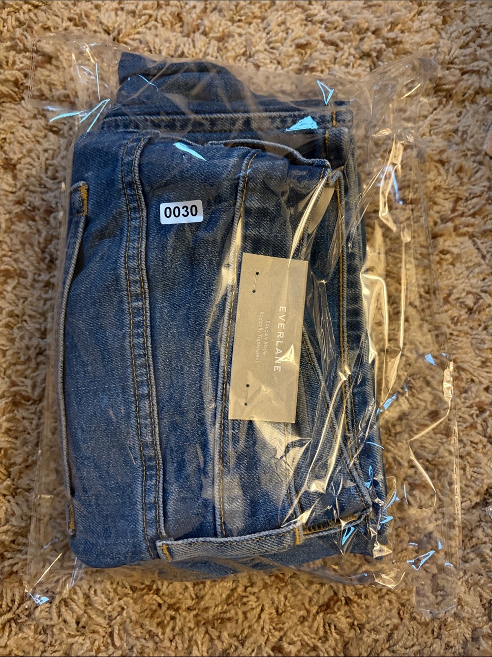 Everlane Cheeky Straight Jean size 30 NWT - Picture 8 of 8